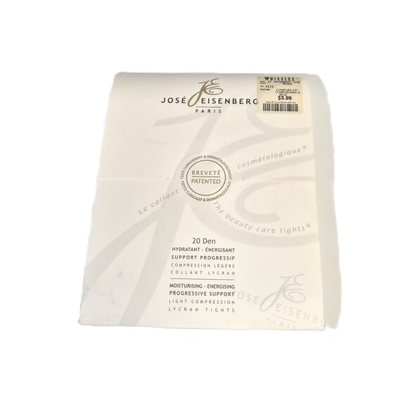 José Eisenberg Paris Beauty Care Tights 20 Den S Black Made in Italy - Picture 1 of 2